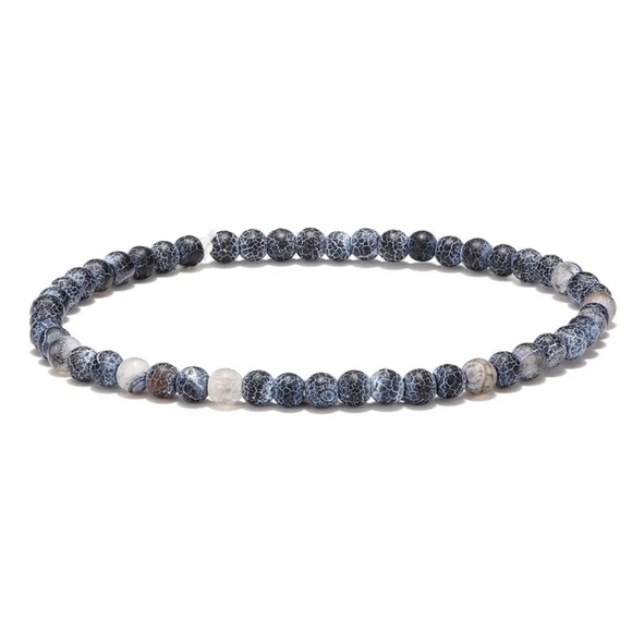 Unisex Energy Natural‎ Stone Stretchy Beaded Bracelet - Picture 1 of 4